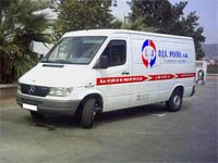 Transportes Jacinto del Pozo S.A. furgoneta